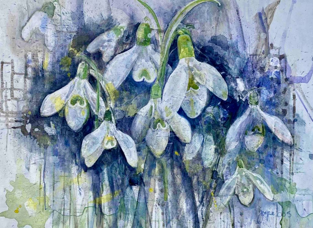 Sneewklokken 2024 - 90 x 120 cm.